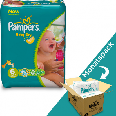 Pampers Baby-Dry XXL Monatspack 6